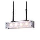 CWI Lighting Assunta 9973P28-4-101 Black 4 Lights 160W Chandelier