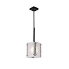 CWI Lighting Assunta 9973P8-1-101 Black 1 Light 60W Pendant