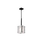CWI Lighting Assunta 9973P8-1-101 Black 1 Light 60W Pendant