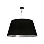 Dainolite BRY-XL-BK-697 Brynn 1-Light 100W Black Chain Pendant