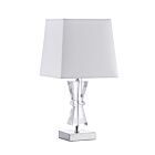 Dainolite C97T-PC 1-Light 60W Polished Chrome Incandescent Table Lamp