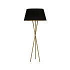 Dainolite GAB-601F-AGB-698 1-Light 100W Aged Brass Incandescent Floor Lamp