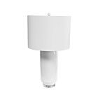 Dainolite GOL-301T-WH 1-Light 150W White Incandescent Table Lamp