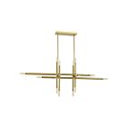 Dainolite KAN-4016HP-AGB Kanata 16-Lights 960W Aged Brass Rod Pendant
