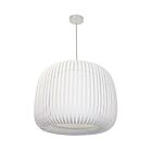 Dainolite MIA-181P-195F Mia 1-Light 60W Matte White Cord Pendant