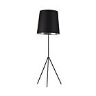 Dainolite OD3-F-697-MB 1-Light 150W Matte Black Incandescent Floor Lamp