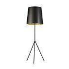 Dainolite OD3-F-698-MB 1-Light 150W Matte Black Incandescent Floor Lamp