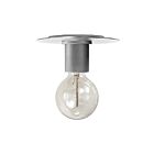 Dainolite RSW-61FH-SC Roswell 1-Light 60W Satin Chrome Incandescent Flush Mount