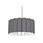 Dainolite SAN244-PC-835 Sandra 4-Lights 400W Polished Chrome Drum Pendant