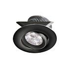 Dainolite SMP-LED-8-BK 8W 3.31" Black Adjustable Mini LED Pot Light