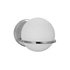 Dainolite SOF-61W-PC Sofia 1-Light 40W Polished Chrome Halogen Wall Sconce
