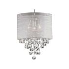 Dainolite TAH-153P-PC Tahnee 3-Lights 180W Polished Chrome Drum Pendant