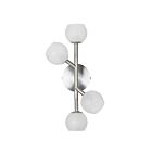 Dainolite TWD-174W-SC Tanglewood 4-Lights 100W Satin Chrome Halogen Wall Sconce