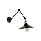 Dainolite V928-1W-BK 1-Light 60W Black Incandescent Wall Lamp