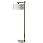 Dainolite 131F-SC 1-Light 60W Satin Chrome LED Floor Lamp