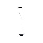 Dainolite 170LEDF-BK 3-Lights 33W Black Mother and Son LED Floor Lamp