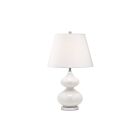 Dainolite 180T-WH 1-Light 60W White Incandescent Table Lamp