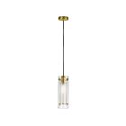 Dainolite 22152-CF-AGB Pasha 1-Light 100W Aged Brass Incandescent Pendant