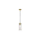 Dainolite 22152-CF-AGB Pasha 1-Light 100W Aged Brass Incandescent Pendant