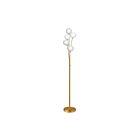 Dainolite 306F-AGB 5-Lights 200W Aged Brass Incandescent Floor Lamp