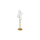 Dainolite 306T-AGB 5-Lights 200W Aged Brass Incandescent Table Lamp