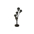 Dainolite 306T-BK 5-Lights 125W Black Incandescent Table Lamp