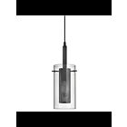 Dainolite 30961-CM-MB Percy 1-Light 100W Matte Black Incandescent Pendant