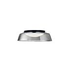 Dainolite 3145-LEDFH18-SM-MB Crawford 1-Light 35W Matte Black LED Flush Mount