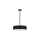 Dainolite 571-204P-MB-BK Everly 4-Lights 24W Black Incandescent Pendant