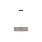 Dainolite 571-204P-MB-GRY Everly 4-Lights 24W Grey Incandescent Pendant