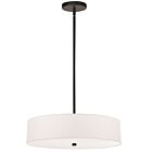 Dainolite 571-204P-MB-WH Everly 4-Lights 24W White Incandescent Pendant