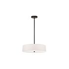 Dainolite 571-204P-MB-WH Everly 4-Lights 24W White Incandescent Pendant