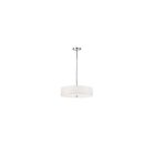 Dainolite 571-204P-PC-WH Everly 4-Lights 240W Polished Chrome Drum Pendant