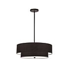 Dainolite 571-224P-MB-BK Everly 4-Lights 240W Matte Black Incandescent  Pendant
