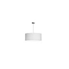 Dainolite 572210-SC-WH 3-Lights 300W Satin Chrome LED Drum Pendant