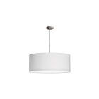 Dainolite 572210-SC-WH 3-Lights 300W Satin Chrome LED Drum Pendant