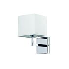 Dainolite 77-1W-PC-WH 1-Light 60W Polished Chrome Incandescent Wall Sconce