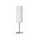 Dainolite 83205-SC-WH 1-Light 100W Satin Chrome LED Table Lamp