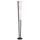 Dainolite 83323F-MB Emotions 2-Lights 120W Matte Black Incandescent Floor Lamp