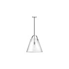 Dainolite 871-171P-PC Polly 1-Light 60W Polished Chrome LED Pendant