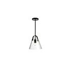 Dainolite 871-91P-MB Polly 1-Light 60W Matte Black LED Pendant