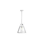 Dainolite 871P-PC 1-Light 60W Polished Chrome Rod Pendant