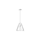 Dainolite 871P-WH 1-Light 60W Matte White Cord Pendant