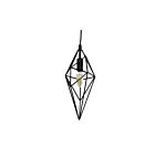 Dainolite 918-1P-BK 1-Light 60W Black Incandescent Cord Pendant