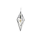 Dainolite 918-1P-PC 1-Light 60W Polished Chrome Incandescent Cord Pendant