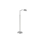 Dainolite 9257LEDF-SN 1-Light 5W Satin Nickel LED Swing Arm Floor