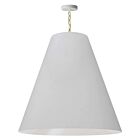 Dainolite Anaya ANA-XL-AGB-790 1-Light White 100W LED Anaya X-Large Pendant