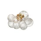 Dainolite CLZ-143FH-AGB Charlize 120W Clear LED Flush Mount