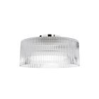 Dainolite NAD-123FH-PC-FL Nadine 60W Clear LED Flush Mount