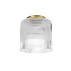 Dainolite NAD-71FH-AGB-FL Nadine 60W Clear LED Flush Mount